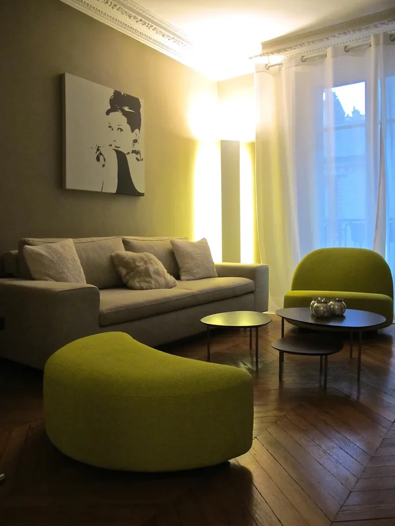 Rénovation d'appartement rue Jacquemont à Paris