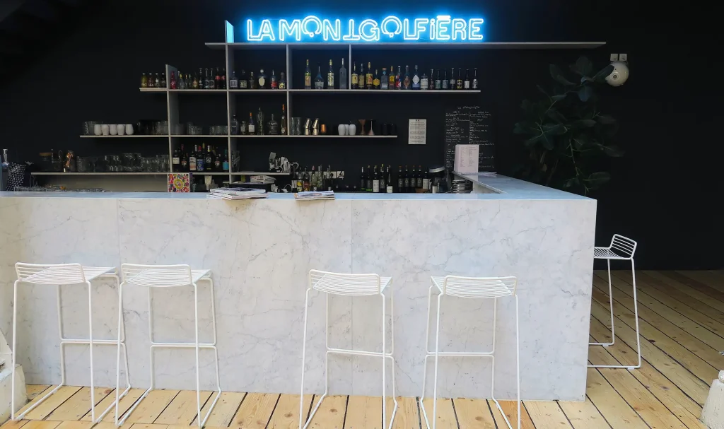 Réalisation pour La Montgolfière Social Sports Club rue Yves Toudic à Paris