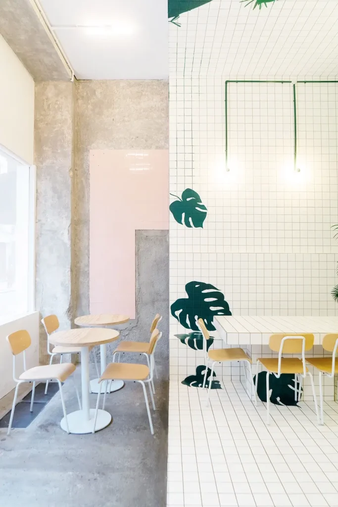 Réalisation du restaurant Petit Bao rue Saint-Denis à Paris