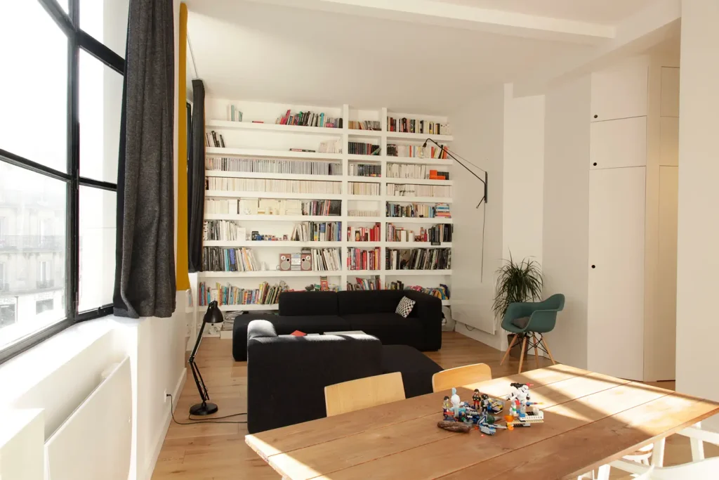 Rénovation d'appartement rue Lucien-Sampaix à Paris